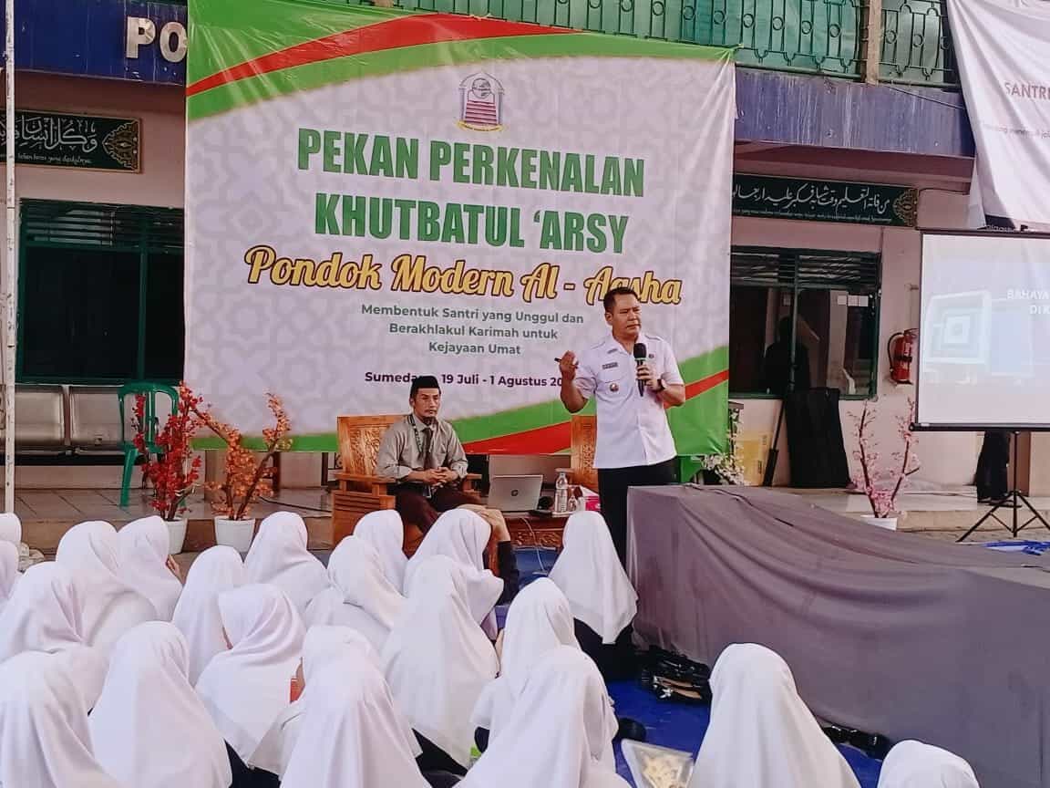 Bersama Kepala BNN, Siswa SMA Pondok Modern Al-Aqsha Siap Berkarya Tanpa Narkoba al aqsha